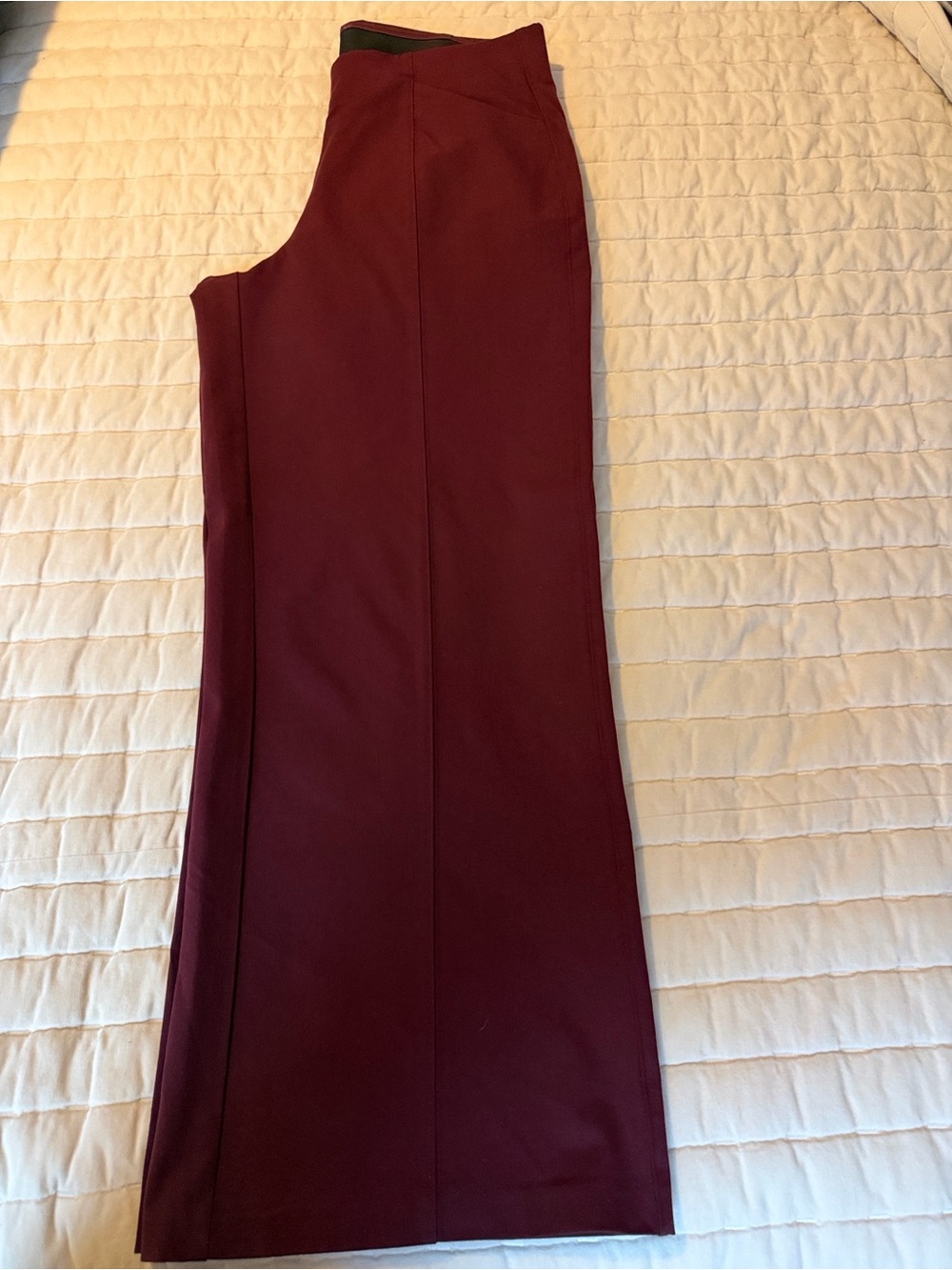 Old Navy High-Rise Pixie Wide-Leg Pants Women’s L Burgundy